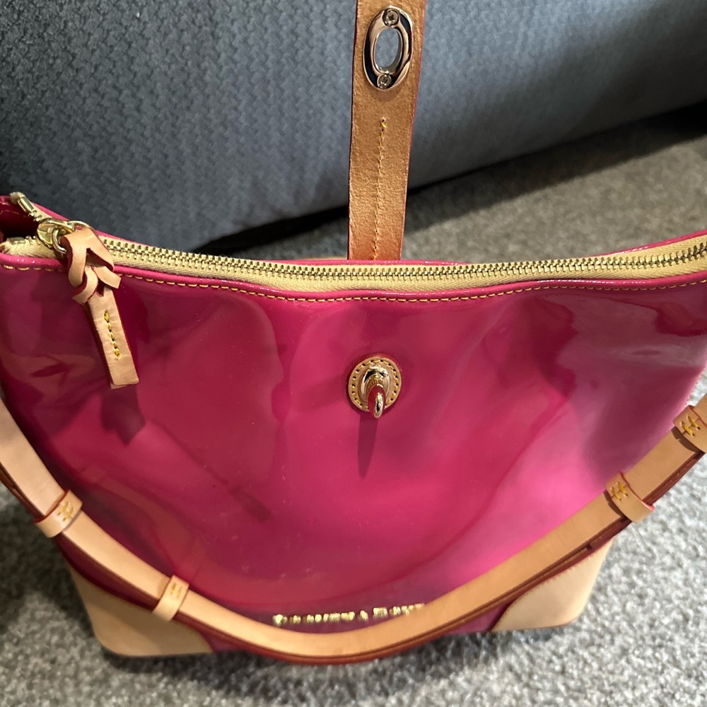 Dooney & Bourke Pink and Tan Women's Bag AS IS - Picture 8 of 15